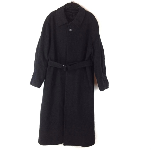 Wool and Cashmere Napoleon Trench Coat - Picture 6 of 8